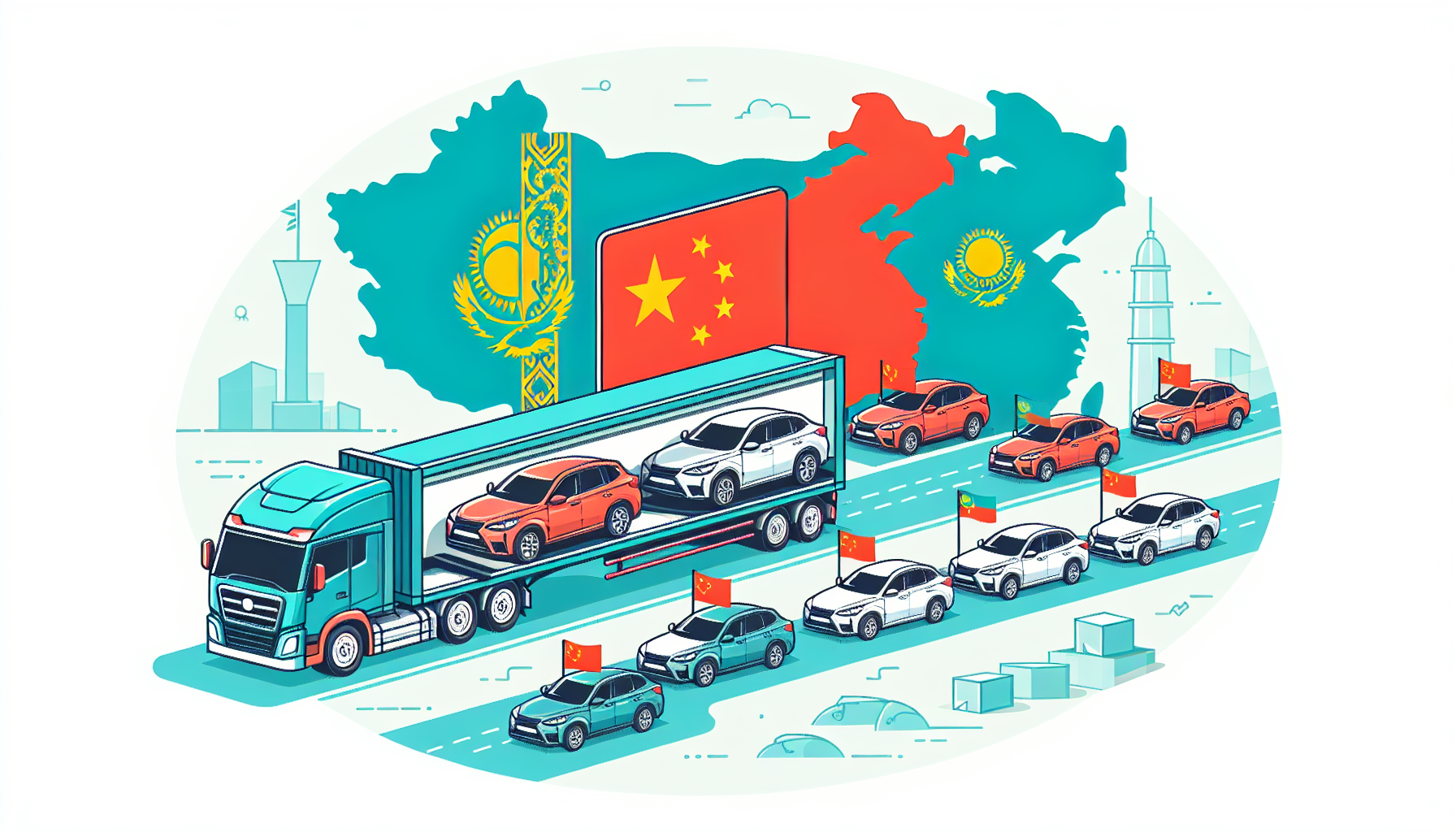 Автомобильная доставка из Китая в Казахстан