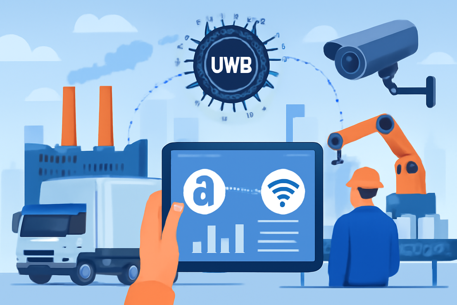 Преимущества интеграции UWB технологий для повышения безопасности и эффективности в промышленном мониторинге