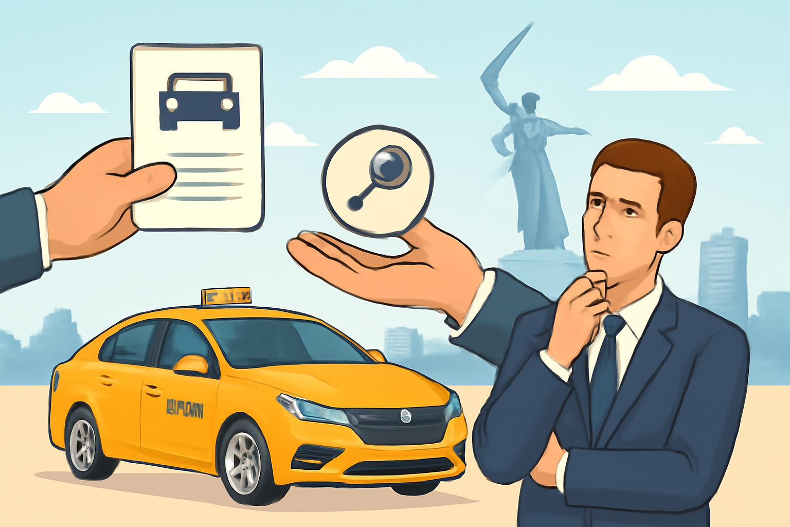 Покупка или аренда автомобиля для такси в Волгограде: что выгоднее и удобнее для водителя?